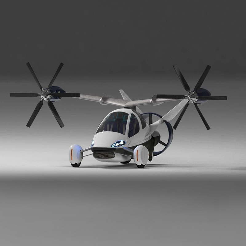 倾转旋翼垂直载人飞行器
